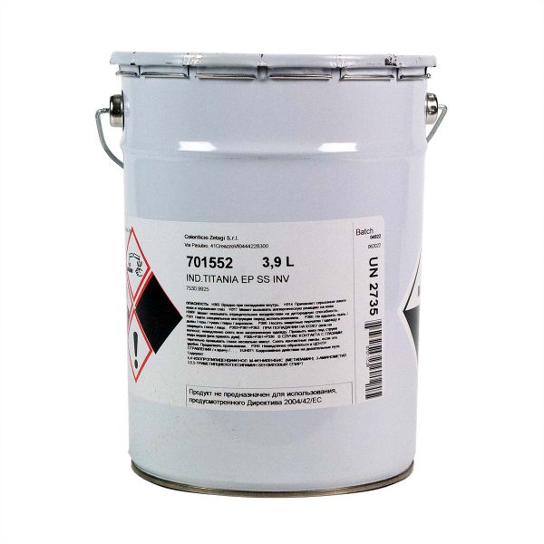 Банка отвердителя к комплекту антикоррозионного покрытия для трубопроводов (резервуаров, свай, шпунта) Titania EP SS объемом 3,9 литра
