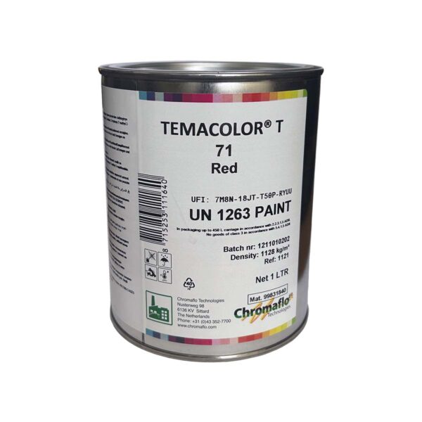 Банка пигментной пасты Temacolor T от Chromaflo объемом 1 литр